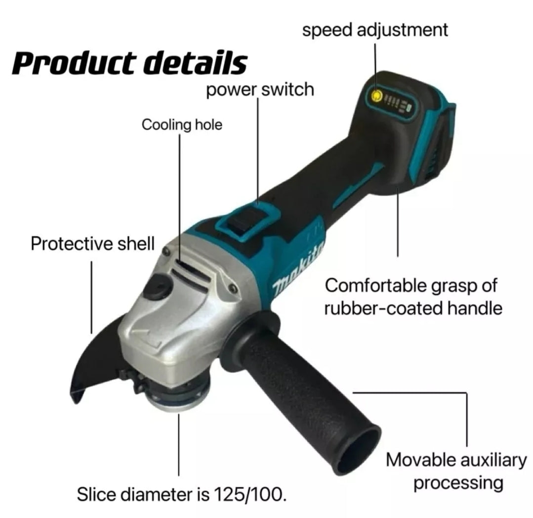 Smerigliatrice makita 18V DGA404 125MM